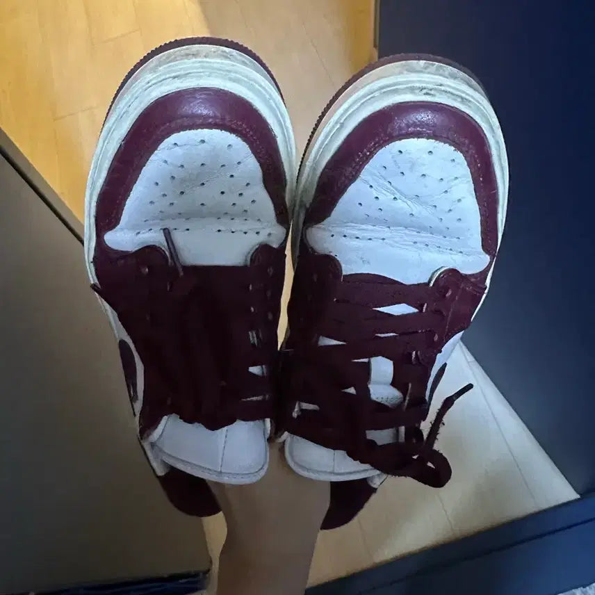 [BUNJANG] Air Jordan 1 Elevate Low Dark Beetroot Sneakers / 조던 1 엘리베이트 로우 다크 비트롯 235