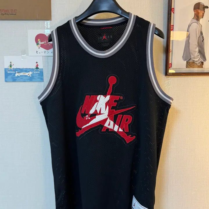 [BUNJANG] Nike Jordan Jumpman Mesh Tank Top Black / (L)나이키 조던 점프맨 메쉬 나시 블랙