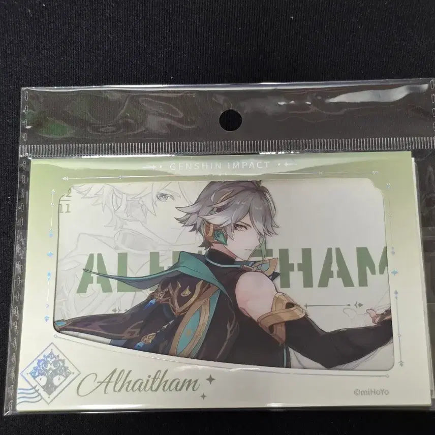 [BUNJANG] Genshin Impact Sumeru Alhaitham Transparent Postcard / 원신 pc 수메르 투명 포스트 카드 알하이탐
