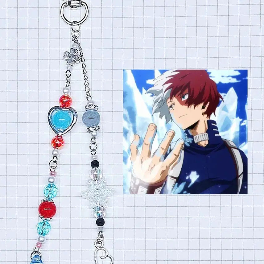 [BUNJANG] My Hero Academia Todoroki Shoto Keyring / 나의 히어로 아카데미아 키링(토도로키 쇼토)