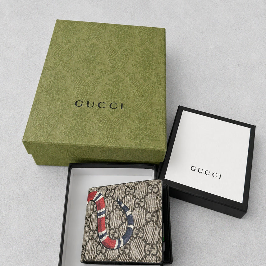 [BUNJANG] Gucci Snake Bifold Wallet / 구찌 스네이크 반지갑 빳빳합니다