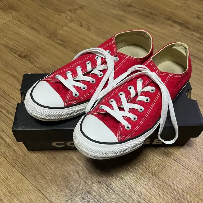 [BUNJANG] Converse All Star Red Sneakers / 컨버스 올스타 레드