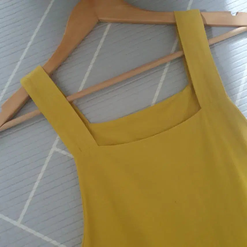 [BUNJANG] Suspender Long One-Piece Dress / (2회착용)멜빵 롱원피스.끈원피스.멜빵원피스