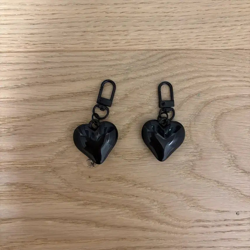 [BUNJANG] Heart Keychain Bundle Set / 하트 키링 2개 일괄