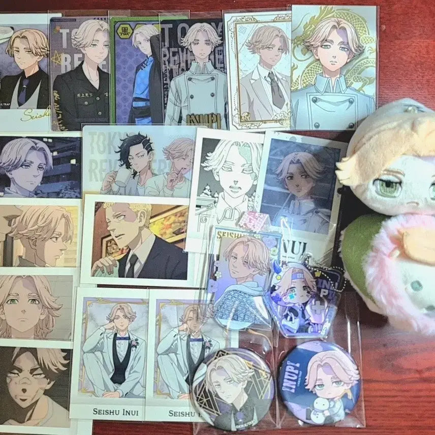 [BUNJANG] Tokyo Revengers Inui Seishu Pascha, Sakuramochi, Potecoro, Can Badge Bundle Set / 급전)도리벤 이누이 세이슈 이누피 도쿄리벤져스 파샤 사쿠라모찌 포테코로 캔뱃지
