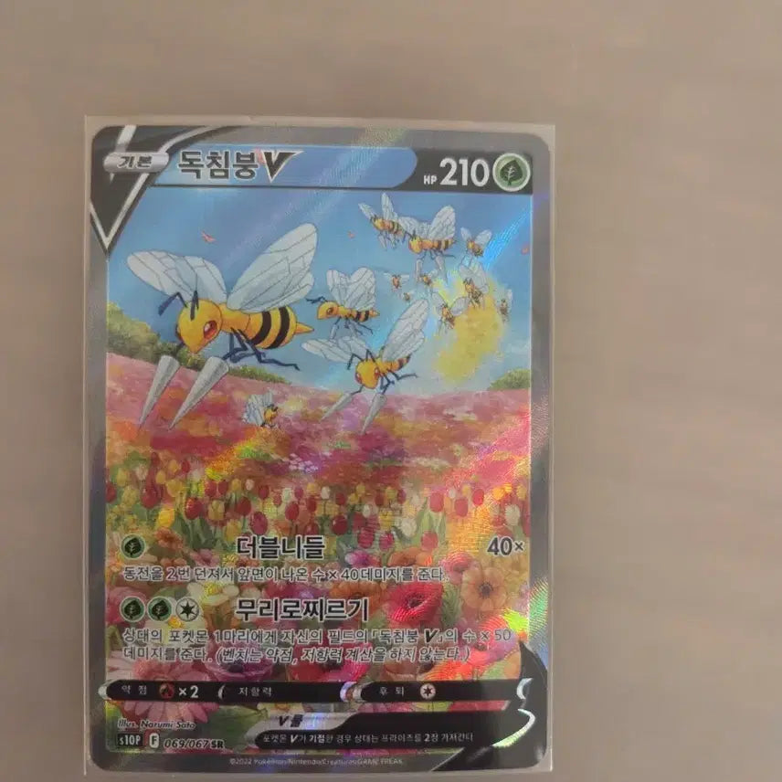 [BUNJANG] Poison Sting V SR Special Edition Card / 독침붕v sr 특일