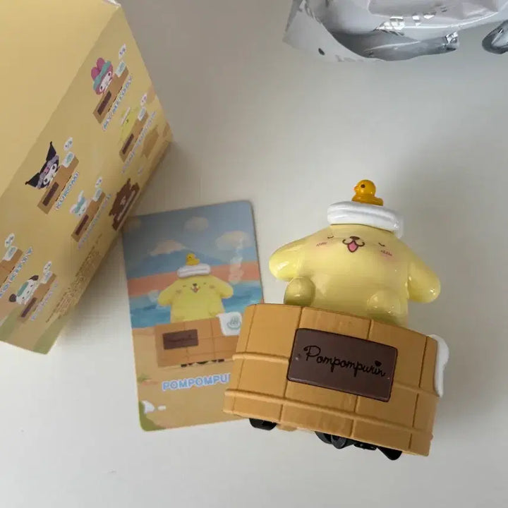 [BUNJANG] Pompompurin Onsen Figure with Duck / 온천 폼폼푸린