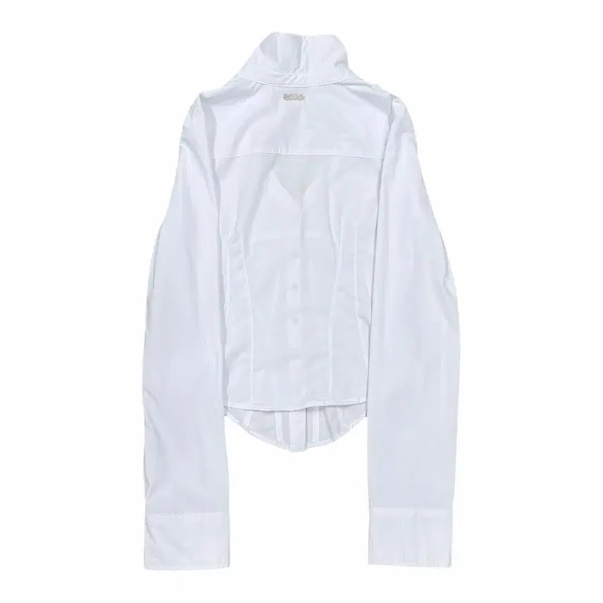 [BUNJANG] 2000 Archives White Corset Shirt / 2000 아카이브스 화이트 코르셋 셔츠