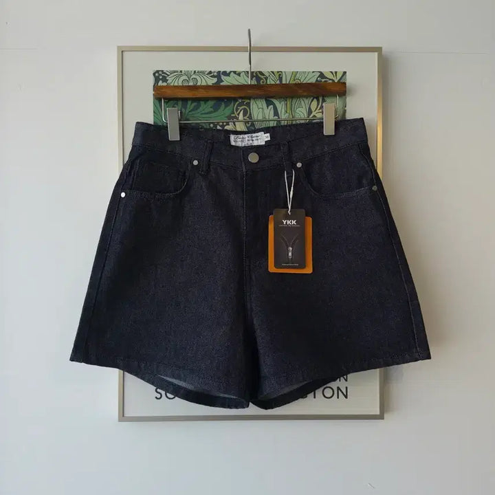 [BUNJANG] Indigo Denim Shorts (Size M) / 교신안함)논페이드 인디고 데님 쇼츠