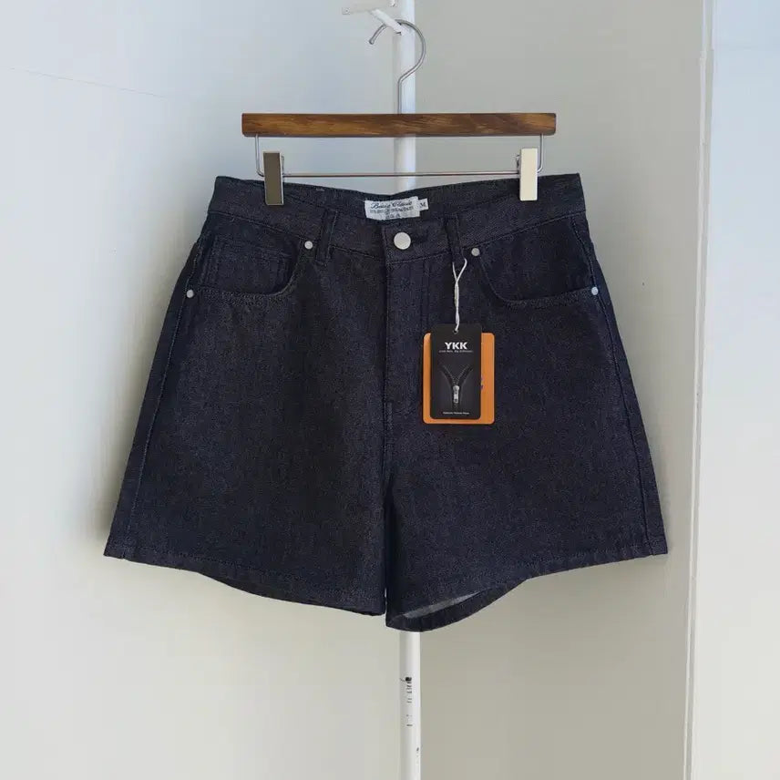 [BUNJANG] Indigo Denim Shorts (Size M) / 교신안함)논페이드 인디고 데님 쇼츠
