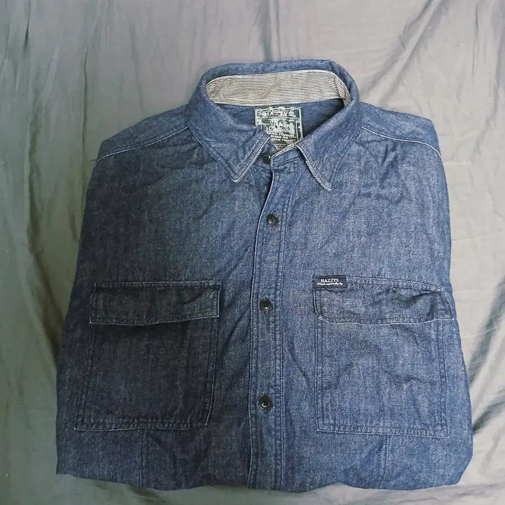 [BUNJANG] Hazzys British London Classic Denim Shirt / 영국의 감성 헤지스 데님 셔츠