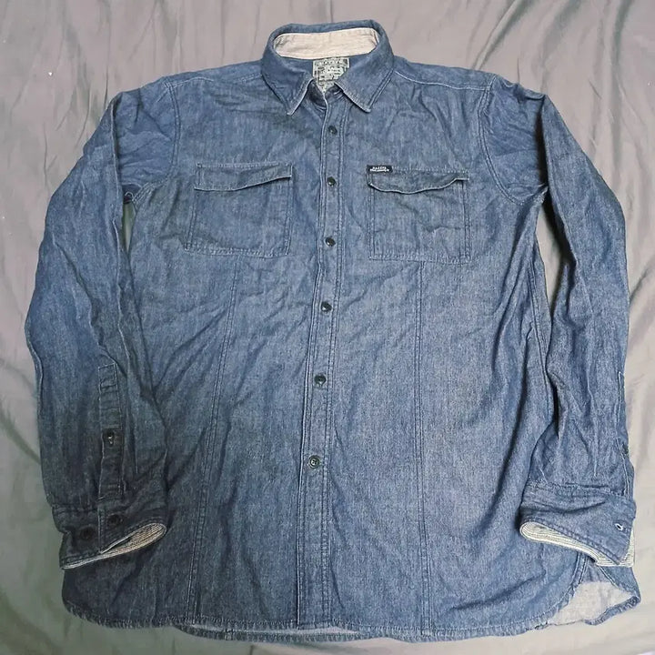 [BUNJANG] Hazzys British London Classic Denim Shirt / 영국의 감성 헤지스 데님 셔츠