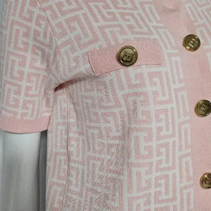 [BUNJANG] Pink Cardigan / 상태굿 분홍 가디건..반품 42-46 길이 55