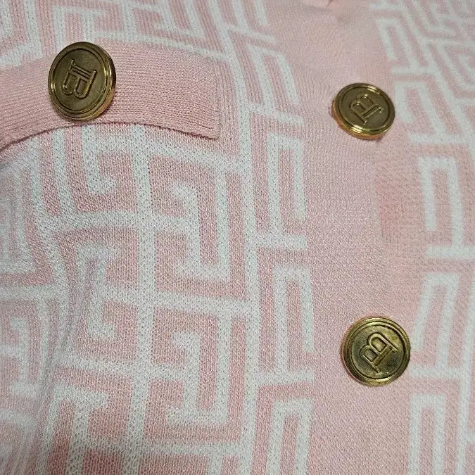 [BUNJANG] Pink Cardigan / 상태굿 분홍 가디건..반품 42-46 길이 55
