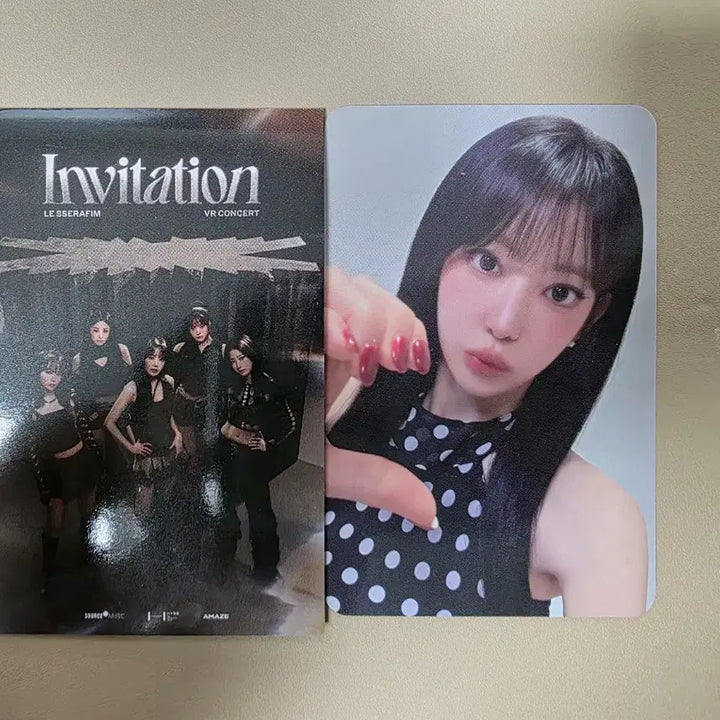 [BUNJANG] LE SSERAFIM Sakura Invitation VR Concert Photocard / 르세라핌 Invitation VR 콘서트 사쿠라  포토카드