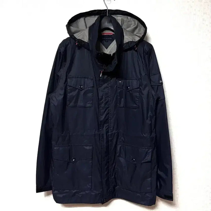 [BUNJANG] Tommy Hilfiger Woven Windbreaker Jacket Navy M / [M,95]타미힐피거 야상 바람막이 우븐 자켓 곤색