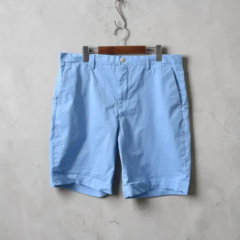 [BUNJANG] Polo Ralph Lauren Classic Fit Light Blue Stretch Shorts / 폴로 랄프로렌 쇼츠 반바지 M0493