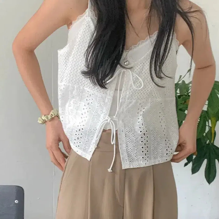 [BUNJANG] Nainy Sleeveless Bustier / 나이니 나시 뷔스티에