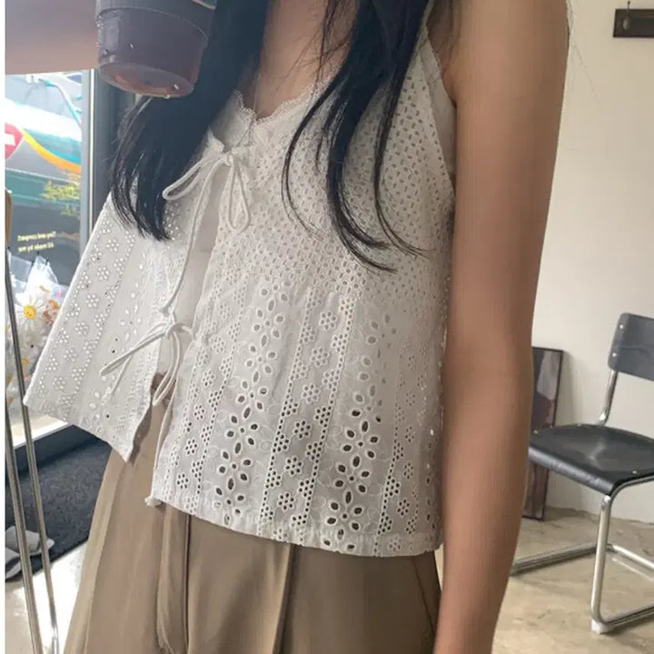 [BUNJANG] Nainy Sleeveless Bustier / 나이니 나시 뷔스티에