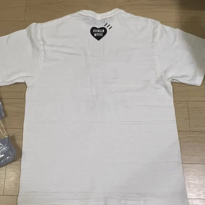 [BUNJANG] Human Made Short Sleeve T-Shirt White Size S / 휴먼메이드 반팔 티셔츠 S