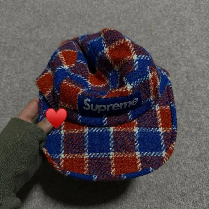 [BUNJANG] Supreme Harris Tweed Camp Cap / 슈프림 해리스 트위드 캠프캡