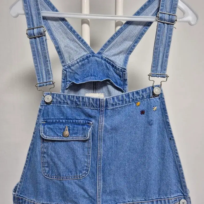 [BUNJANG] Zara Denim Overalls Shorts / 자라 데님 멜빵 반바지 청반바지 숏팬츠