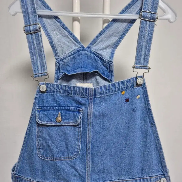 [BUNJANG] Zara Denim Overalls Shorts / 자라 데님 멜빵 반바지 청반바지 숏팬츠