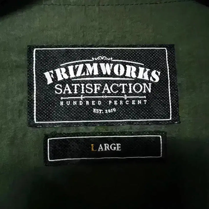 [BUNJANG] Prison Works Nylon Jacket Dark Olive / [L,100]프리즘웍스 나일론 자켓 다크올리브