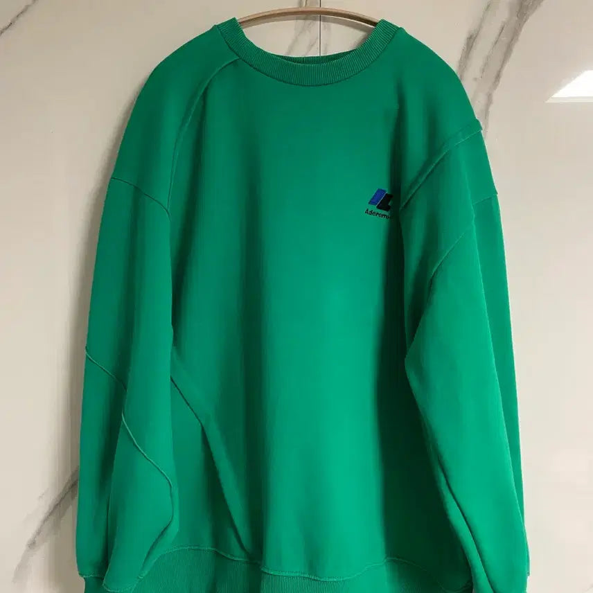 [BUNJANG] ADER Error x Zara Graphic Sweatshirt Green / 자라 아더에러 스웻셔츠 맨투맨 그린 S-M