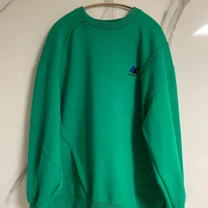 [BUNJANG] ADER Error x Zara Graphic Sweatshirt Green / 자라 아더에러 스웻셔츠 맨투맨 그린 S-M