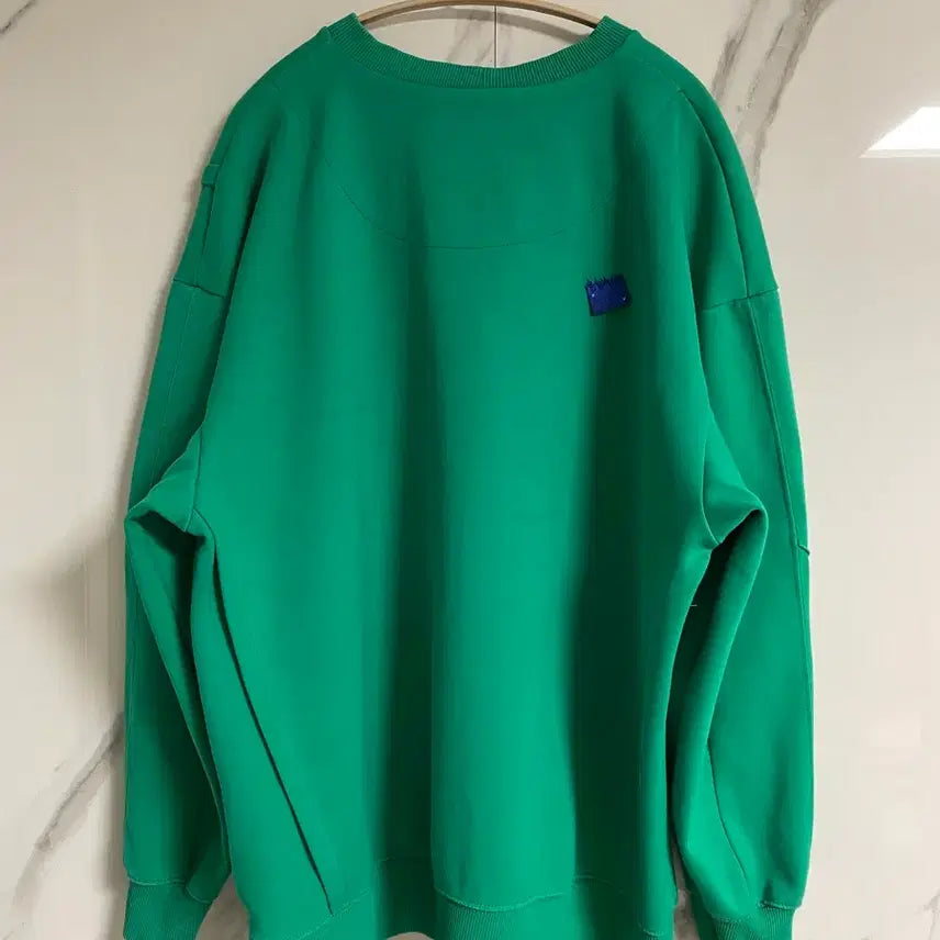 [BUNJANG] ADER Error x Zara Graphic Sweatshirt Green / 자라 아더에러 스웻셔츠 맨투맨 그린 S-M