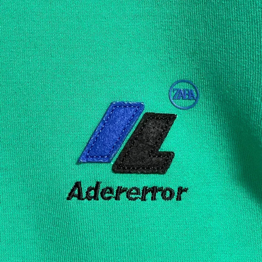 [BUNJANG] ADER Error x Zara Graphic Sweatshirt Green / 자라 아더에러 스웻셔츠 맨투맨 그린 S-M