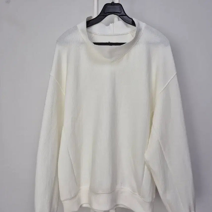 [BUNJANG] System Ivory High-neck Sweatshirt T-shirt / 시스템 아이보리 하이넥 맨투맨 티셔츠