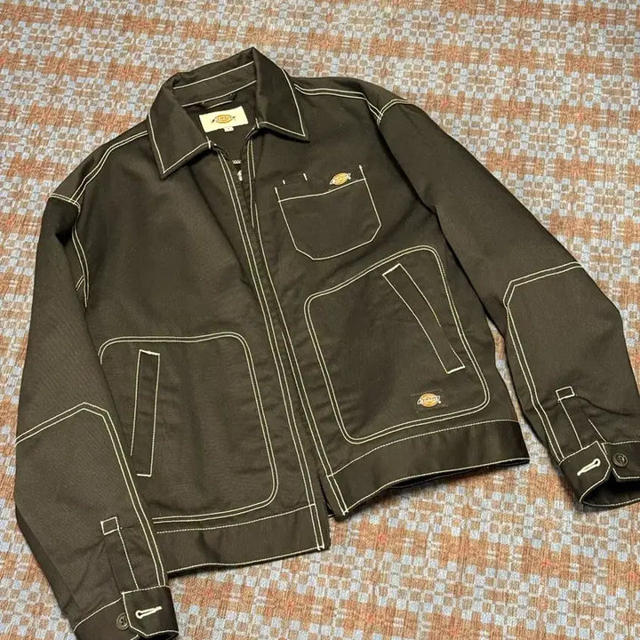 [BUNJANG] Dickies Color Block Stitch Work Jacket S / 디키즈 배색 스티치 워크자켓 s