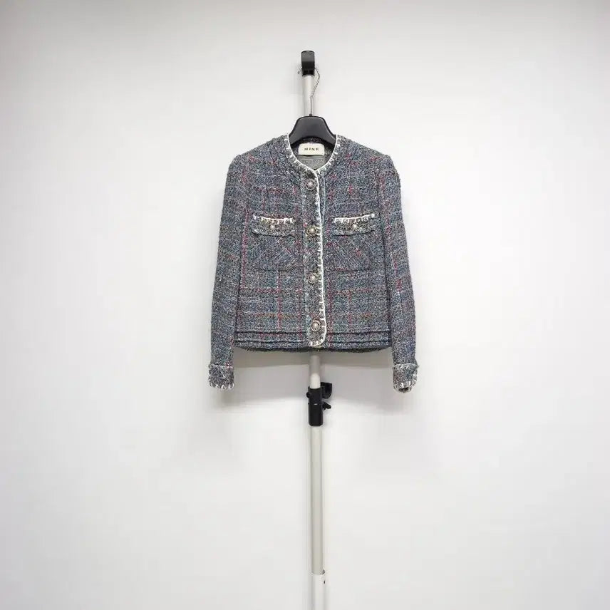 [BUNJANG] MINE Tweed Short Jacket (Spring/Autumn/Winter) / 마인 MINE 춘추동 트위드 숏 자켓 82 44-66