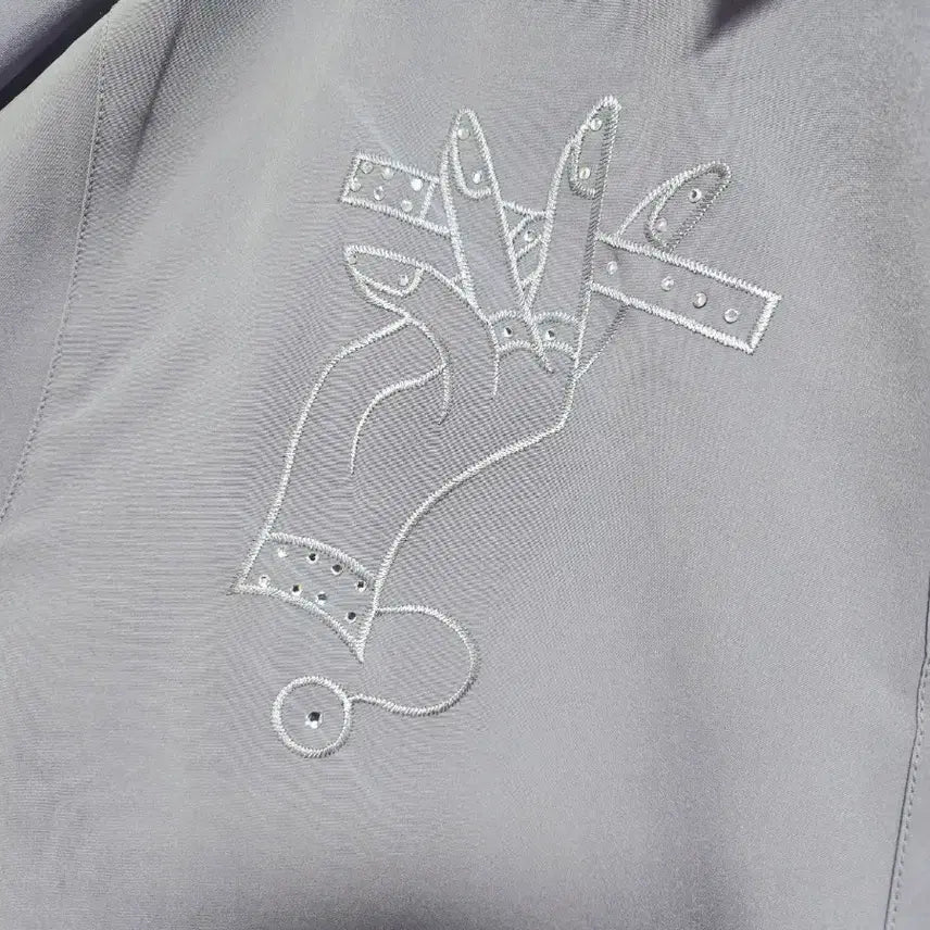 [BUNJANG] Myungdong Jidae Vintage Cubic Embroidered Shirt / 초희귀/명동지대] 실물광택 최고! 큐빅 자수 빈티지 셔츠 (소장템)