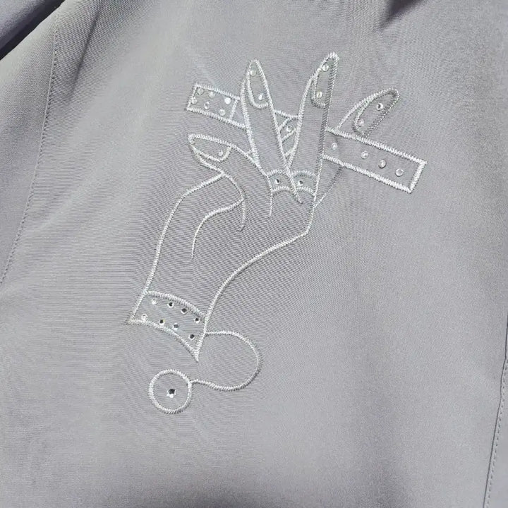 [BUNJANG] Myungdong Jidae Vintage Cubic Embroidered Shirt / 초희귀/명동지대] 실물광택 최고! 큐빅 자수 빈티지 셔츠 (소장템)