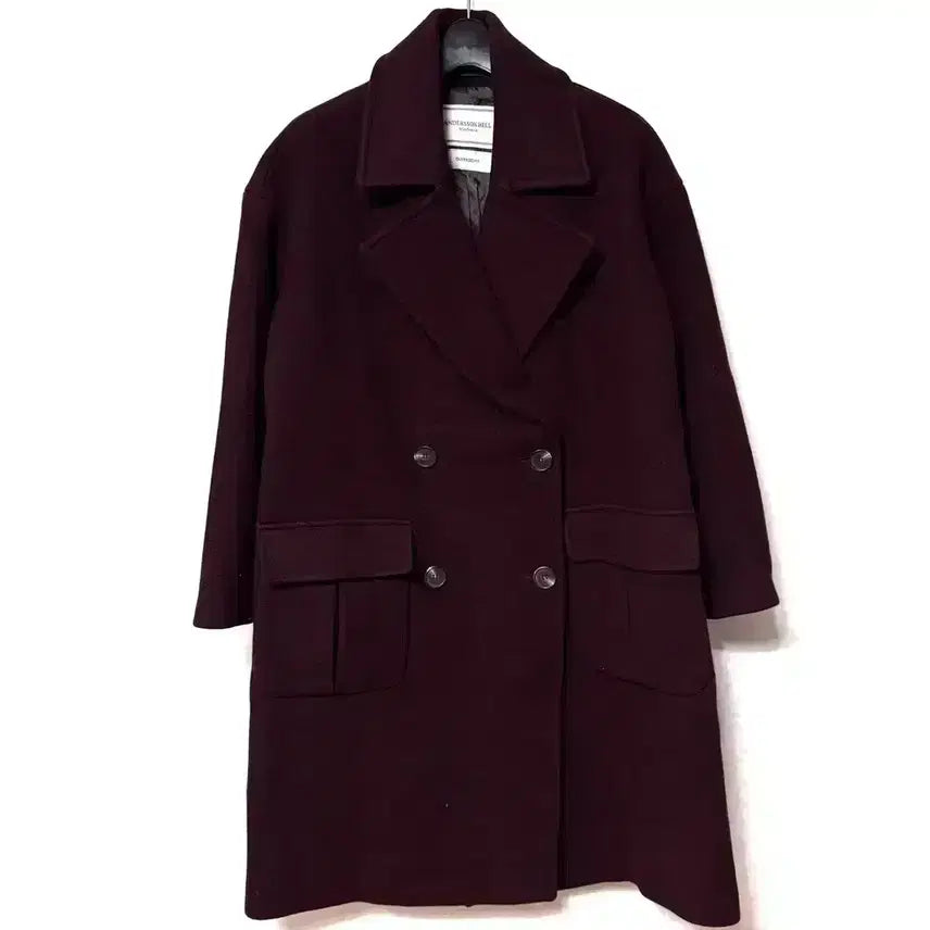 [BUNJANG] Andersson Bell Wool Double Coat Jacket Oversized Fit / [S,90]앤더슨벨 울 더블코트 자켓 오버핏