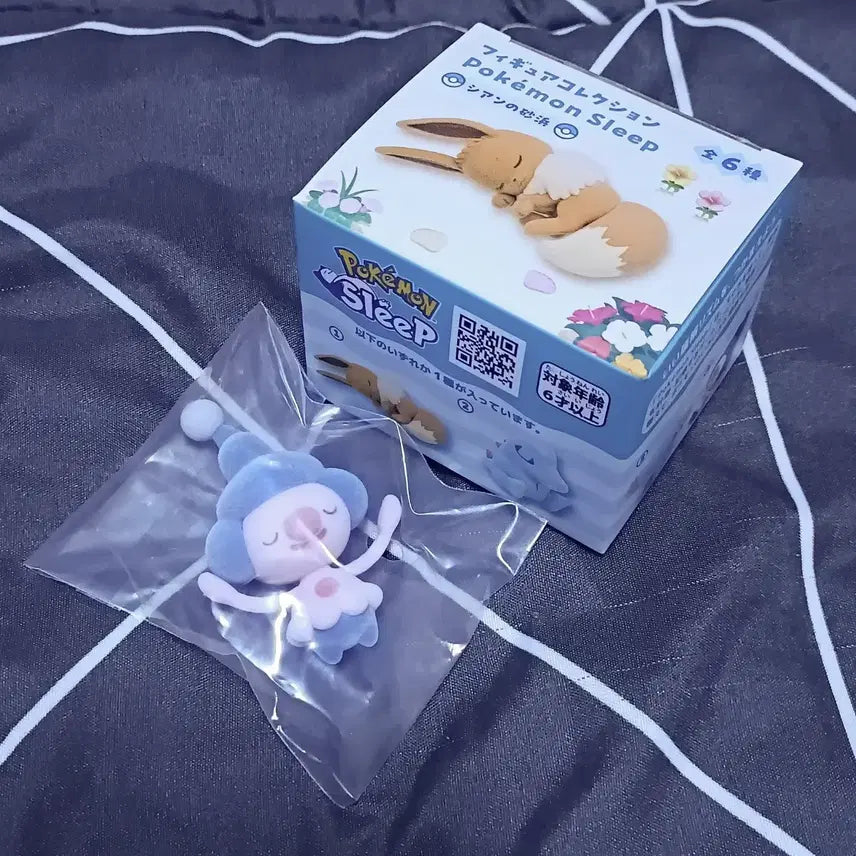 [BUNJANG] Pokemon Sleep Vol. 2 Mimikyu Fluffy Figure / 포켓몬 슬립 2탄 잠자는 흉내내 플로키 피규어
