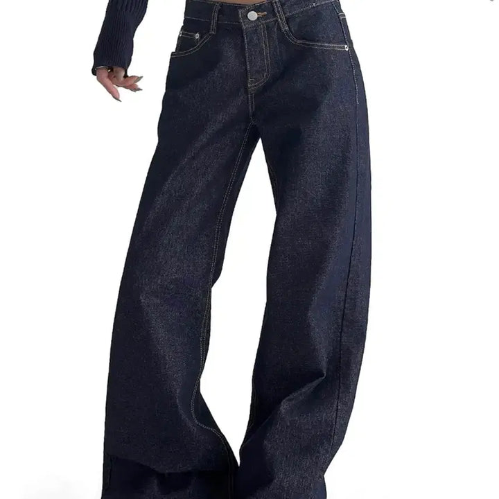[BUNJANG] Lit Kim Non-Fade Flare Low Jeans Denim M / 릿킴 논페이드 플레어 로우 진 데님 m