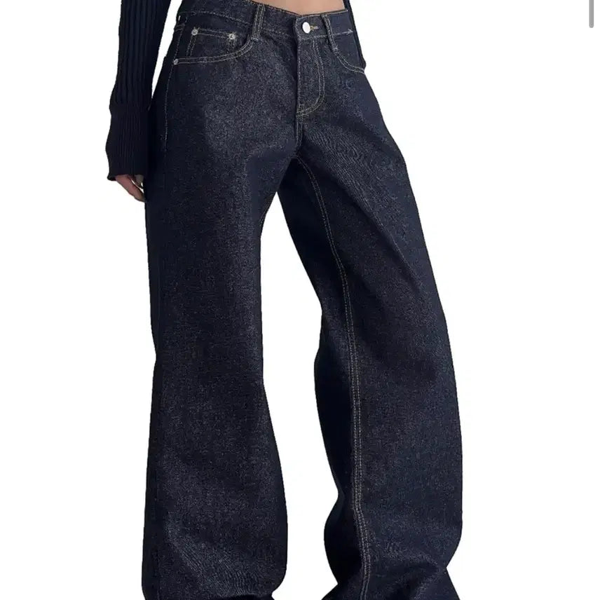 [BUNJANG] Lit Kim Non-Fade Flare Low Jeans Denim M / 릿킴 논페이드 플레어 로우 진 데님 m