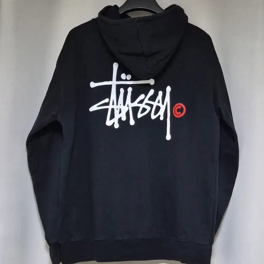 [BUNJANG] Stussy Basic Logo Hoodie Black XL / 스투시 베이직로고 후드티 블랙 XL