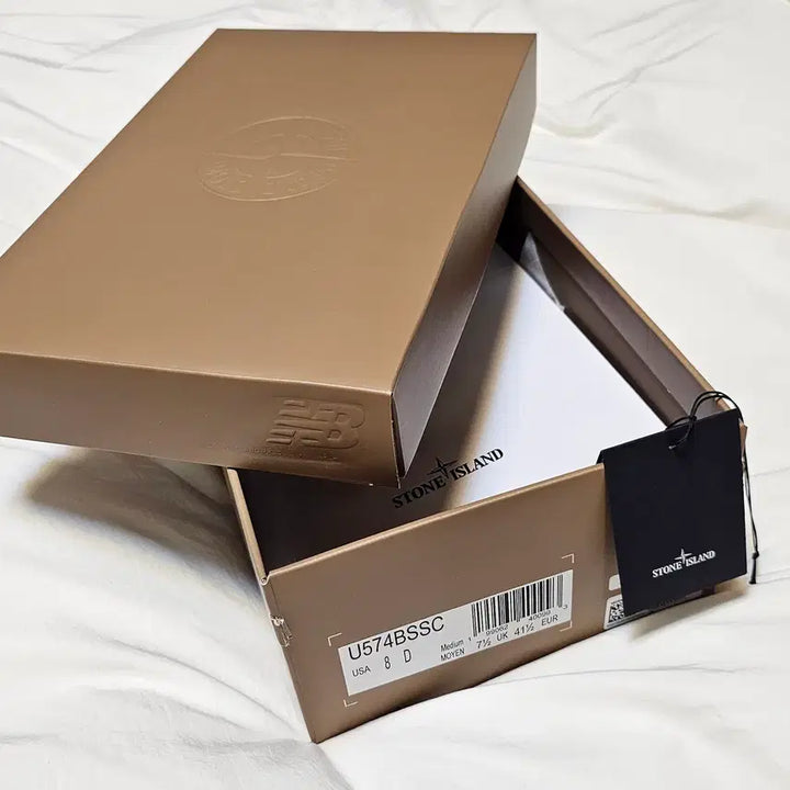 [BUNJANG] New Balance x Stone Island 574 Collaboration Original Packaging Box with Tag / 뉴발란스 스톤아일랜드 574 콜라보 정품 공박스 + 택 / 박스만 판매
