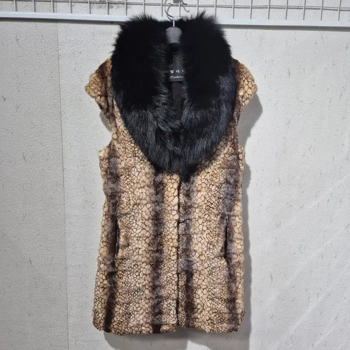 [BUNJANG] Black Mink Fur Vest / 밍크 베스트 블랙 퍼 조끼