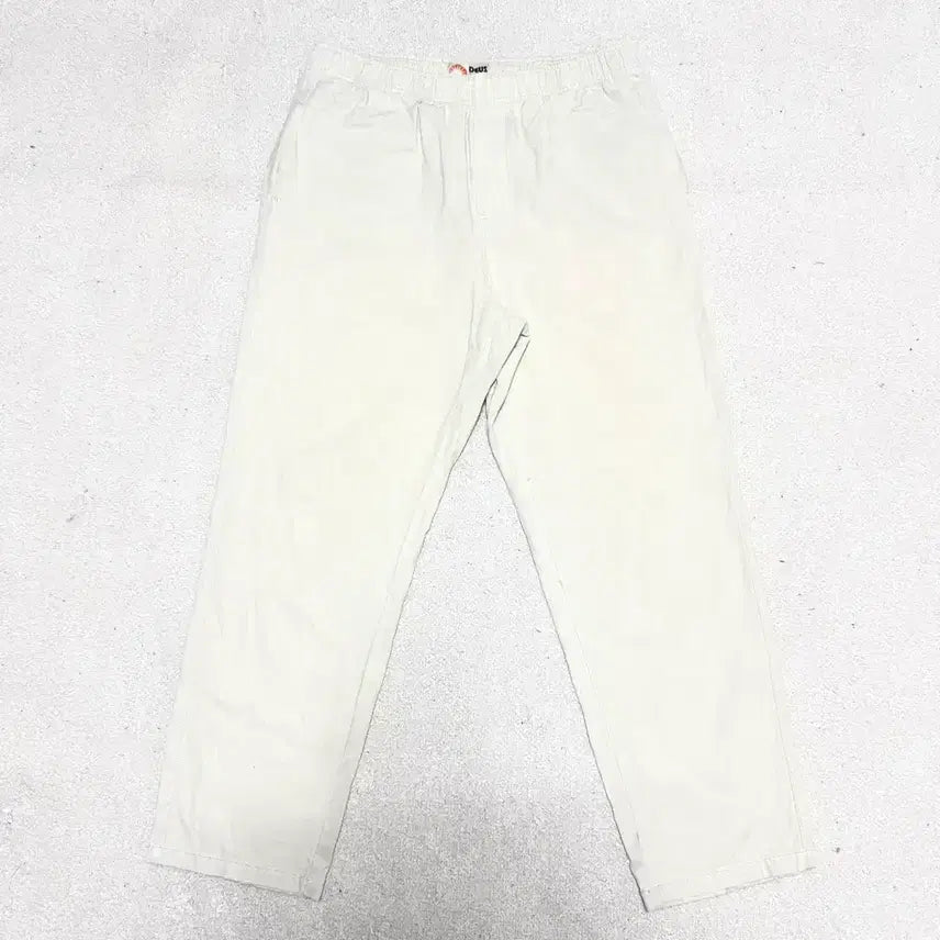 [BUNJANG] Deus Banding Pants Ivory / [L,100]데우스 밴딩 팬츠 바지 아이보리 deus