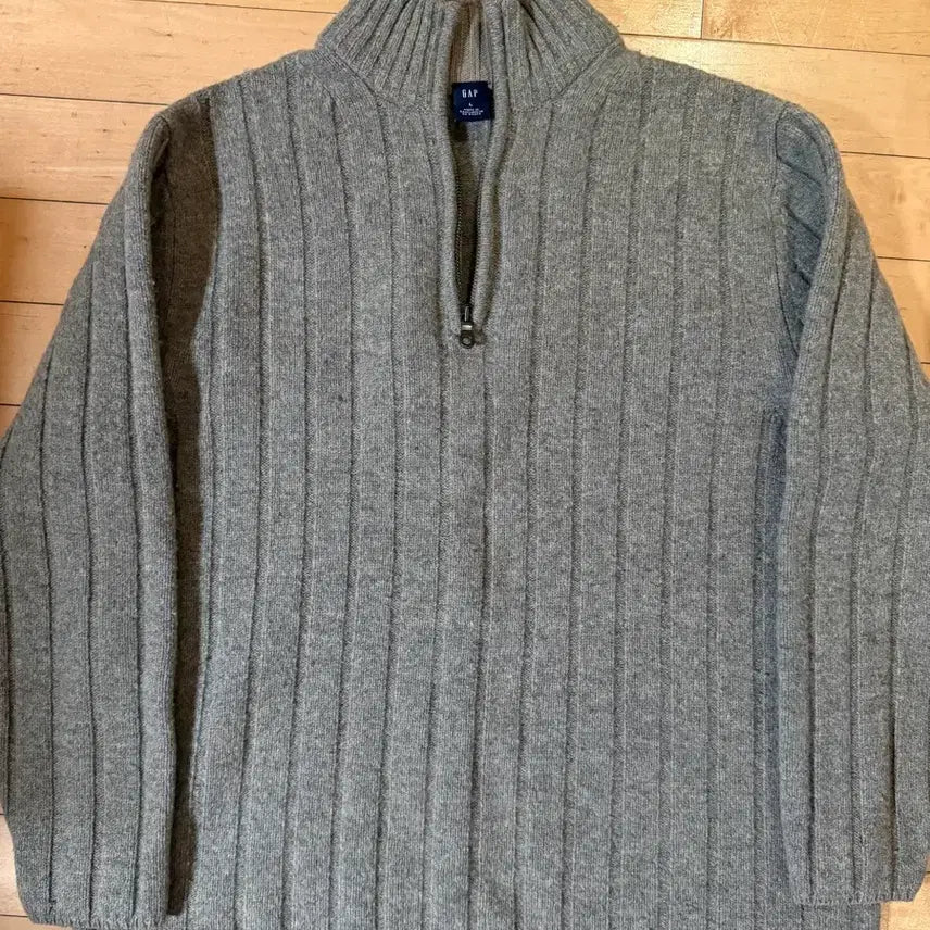[BUNJANG] Old Gap Lambswool Quarter Zip Knit L / 올드갭 GAP 램스울 쿼터집 니트 L
