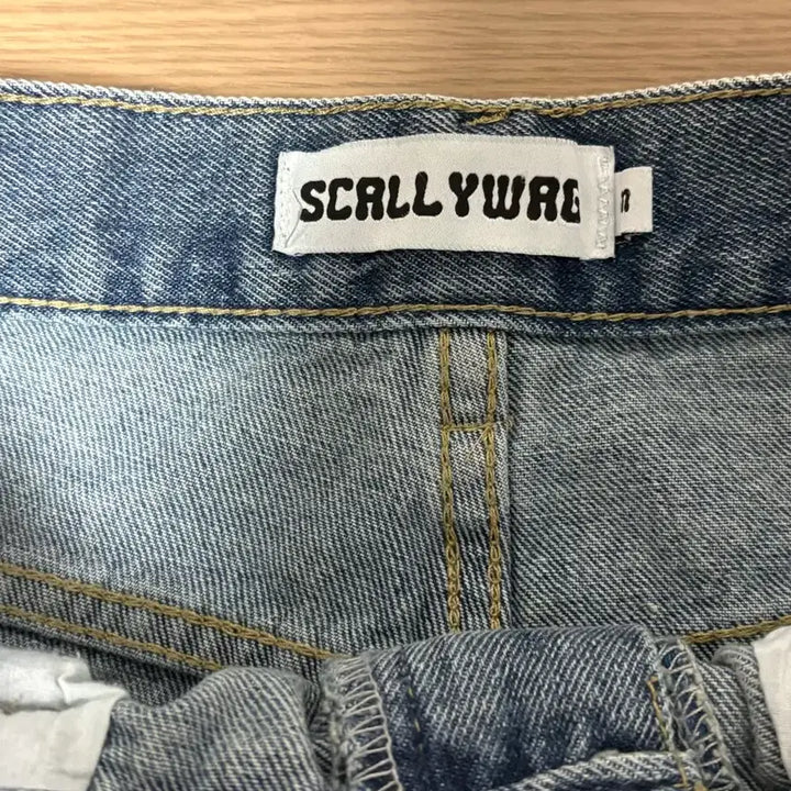 [BUNJANG] Skullk Weck Balloon Denim Pants / 스컬리웩 벌룬 데님