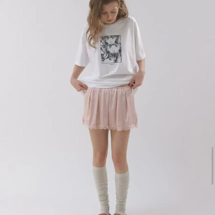 [BUNJANG] Headment Bella Satin Shorts (Pink) / 헤더먼트 bella satin shorts (pink) 새상품