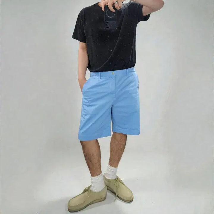 [BUNJANG] Polo Ralph Lauren Light Blue Stretch Classic Fit Shorts / 폴로 랄프로렌 쇼츠 반바지 M0493