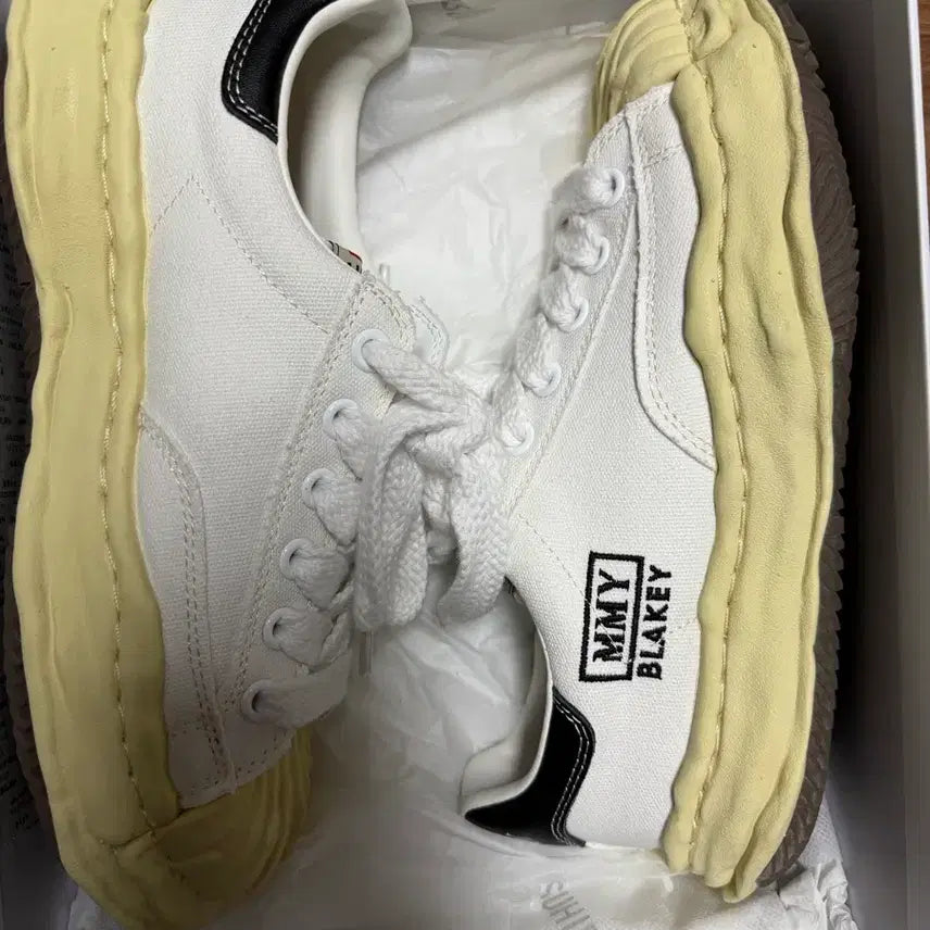 [BUNJANG] Mihara Yasuhiro Blakey Leather Sneakers / 미하라 야스히로 블레이키 40